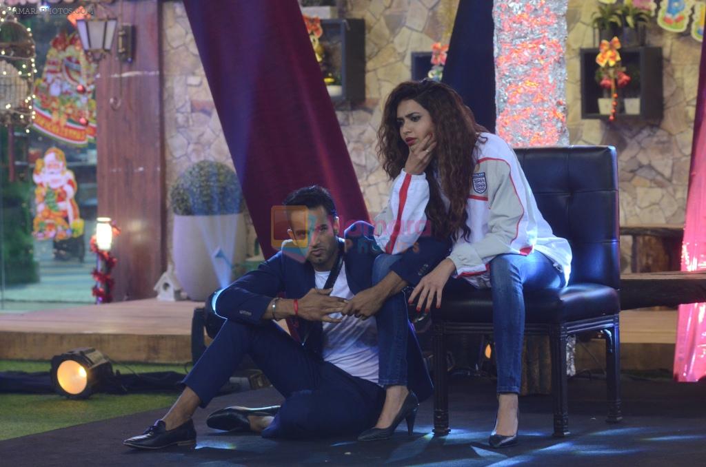 on the sets of Bigg Boss season 8 - Day 95 on 25th Dec 2014