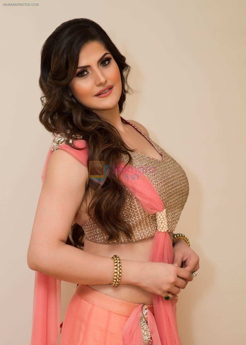 Zarine Khan in Amita Bal Design at San Francisco Christmas Gala Event on 22nd Dec 2014