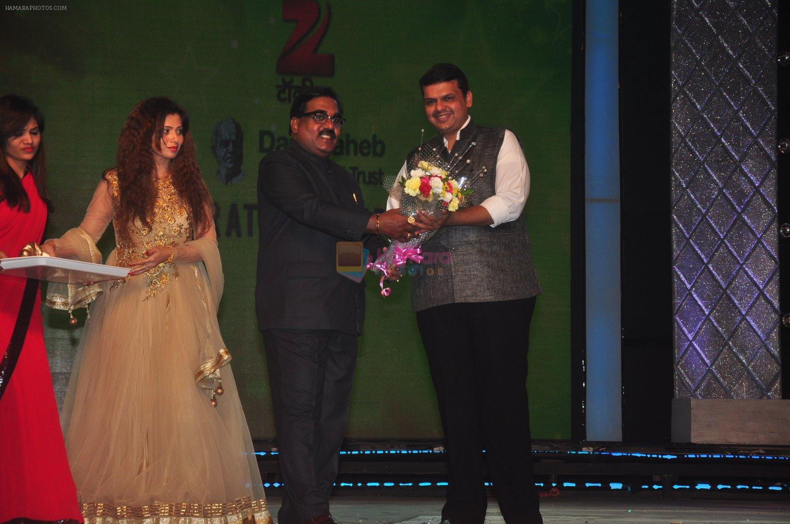 at Dadasaheb Phalke Marathi Awards in Worli, Mumbai on 26th Dec 2014