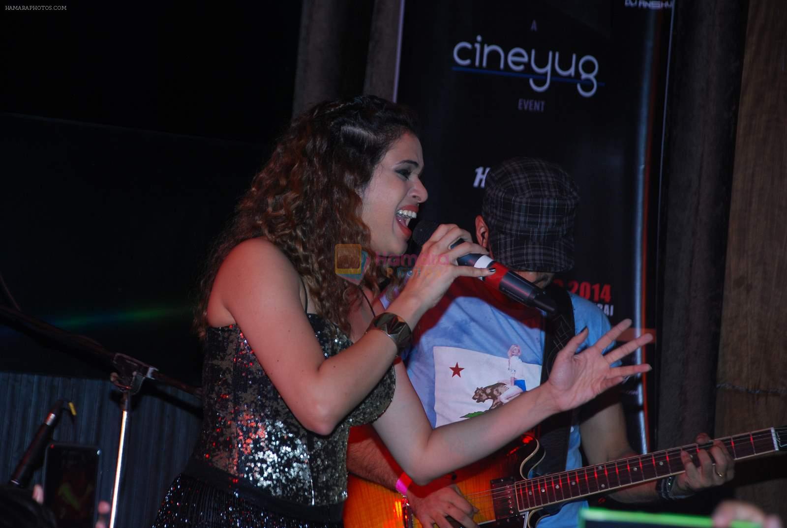 Shalmali Kholgade performs live at Lucky's music club in Hard Rock Cafe, Mumbai on 26th Dec 2014