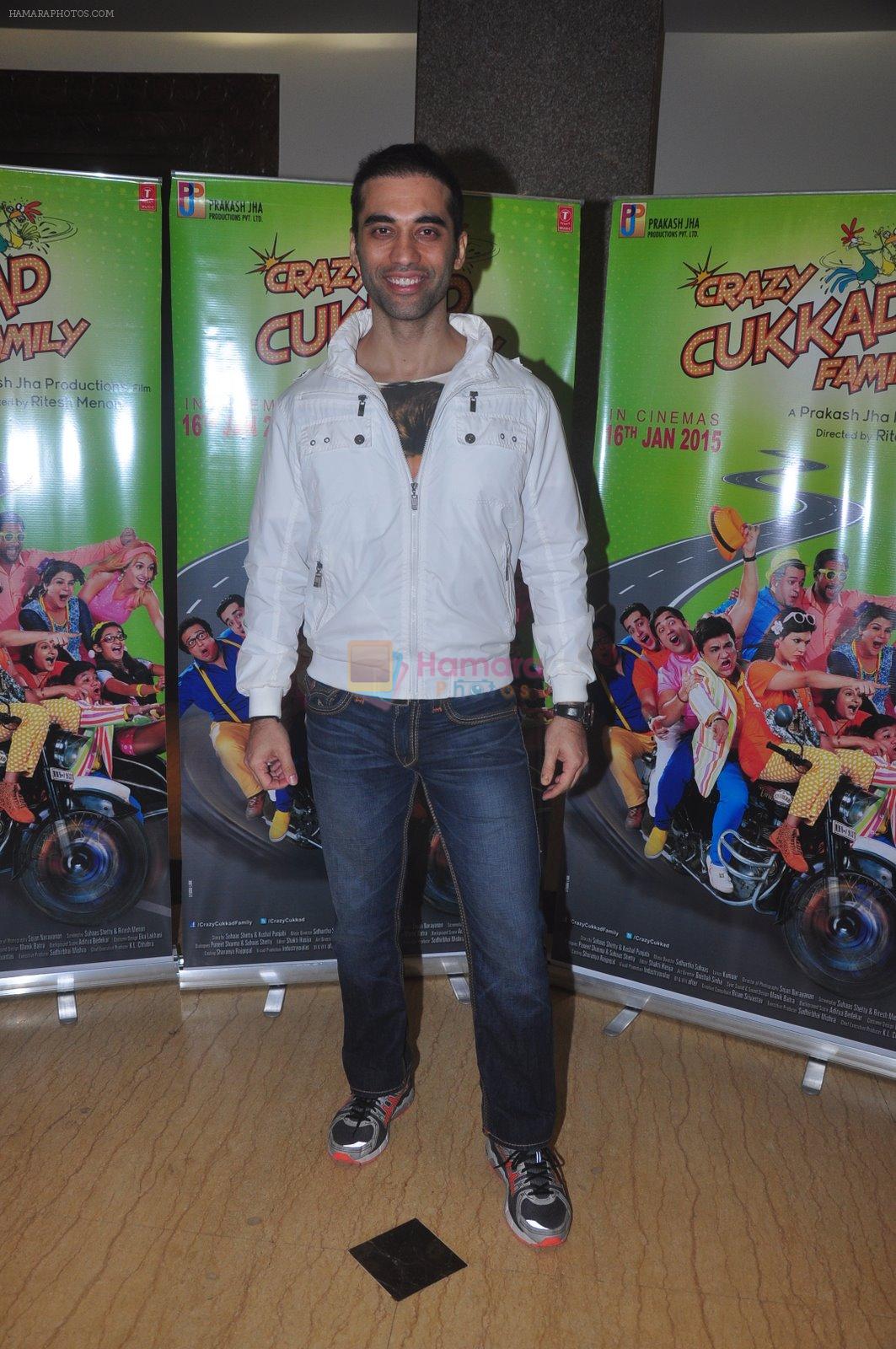 Kushal Punjabi at Crazy Kukkad Family promotions in Mumbai on 26th Dec 2014