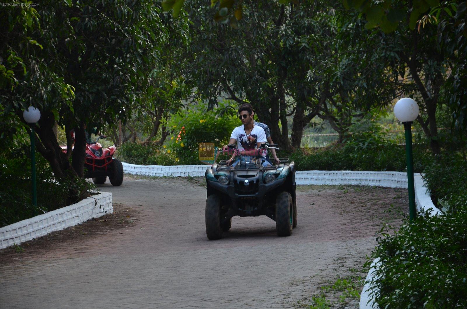 enjoys atv ride at panvel farm house on 27th Dec 2014