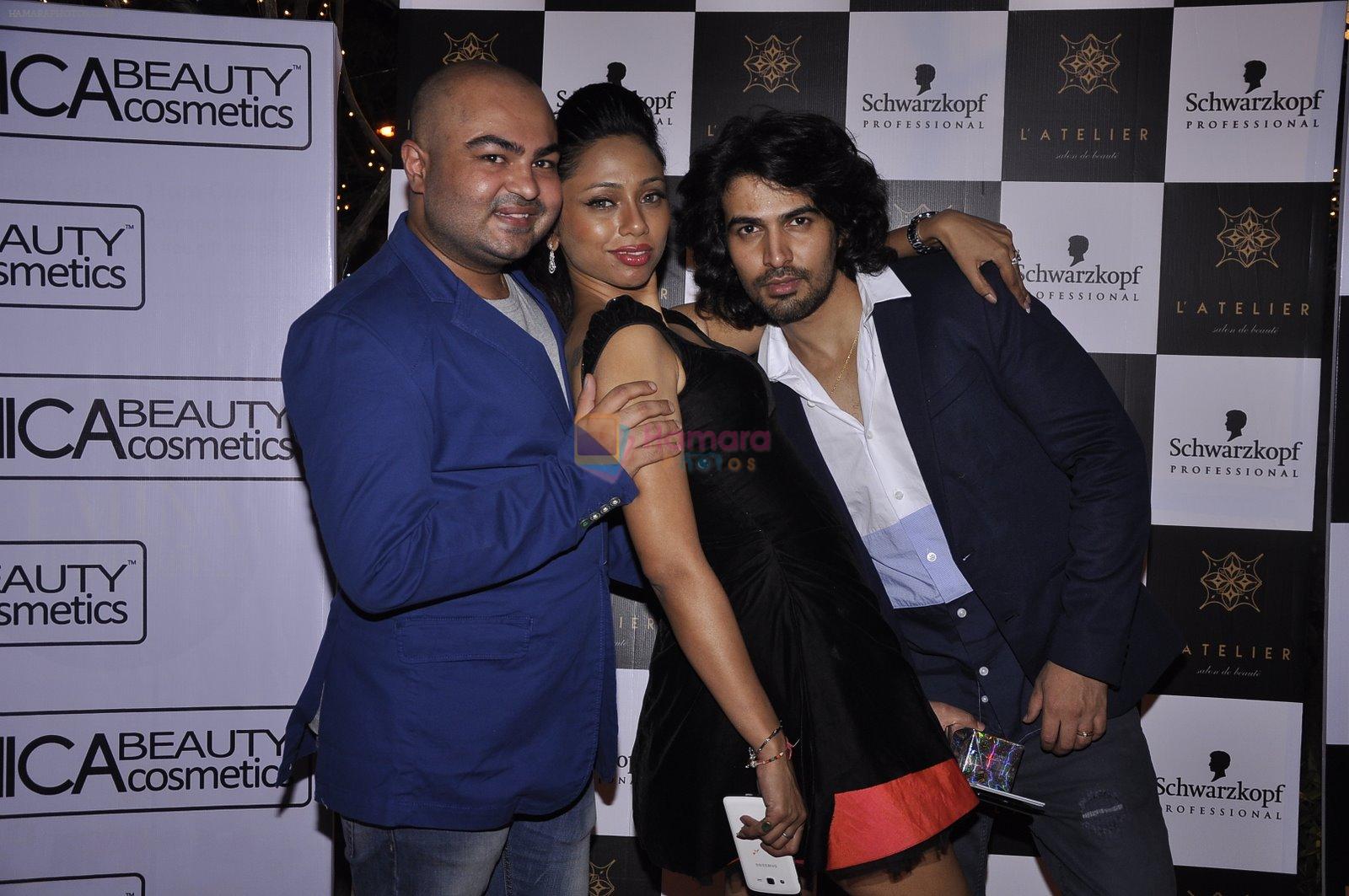 at TV actor Tapan Singh's new spa L_atelier launch in Mumbai on 4th Jan 2015