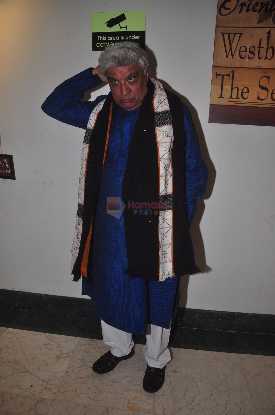 Javed Akhtar at The Winwoods book launch in Mumbai on 5th Jan 2015