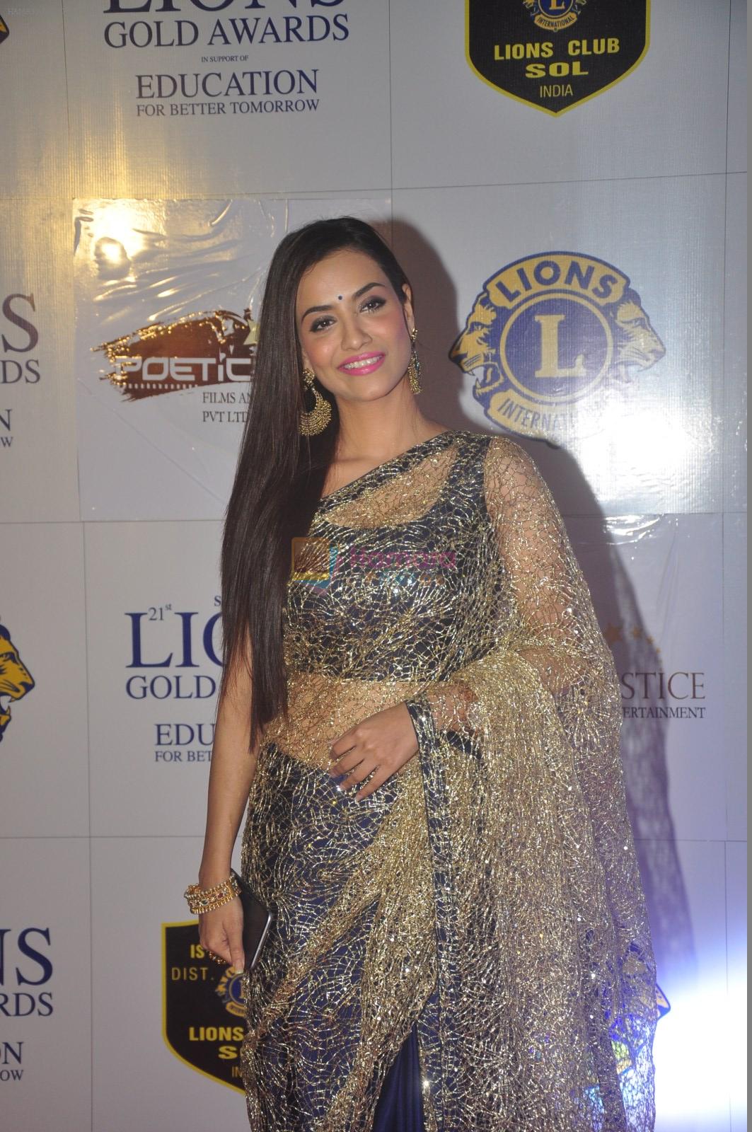 at the 21st Lions Gold Awards 2015 in Mumbai on 6th Jan 2015