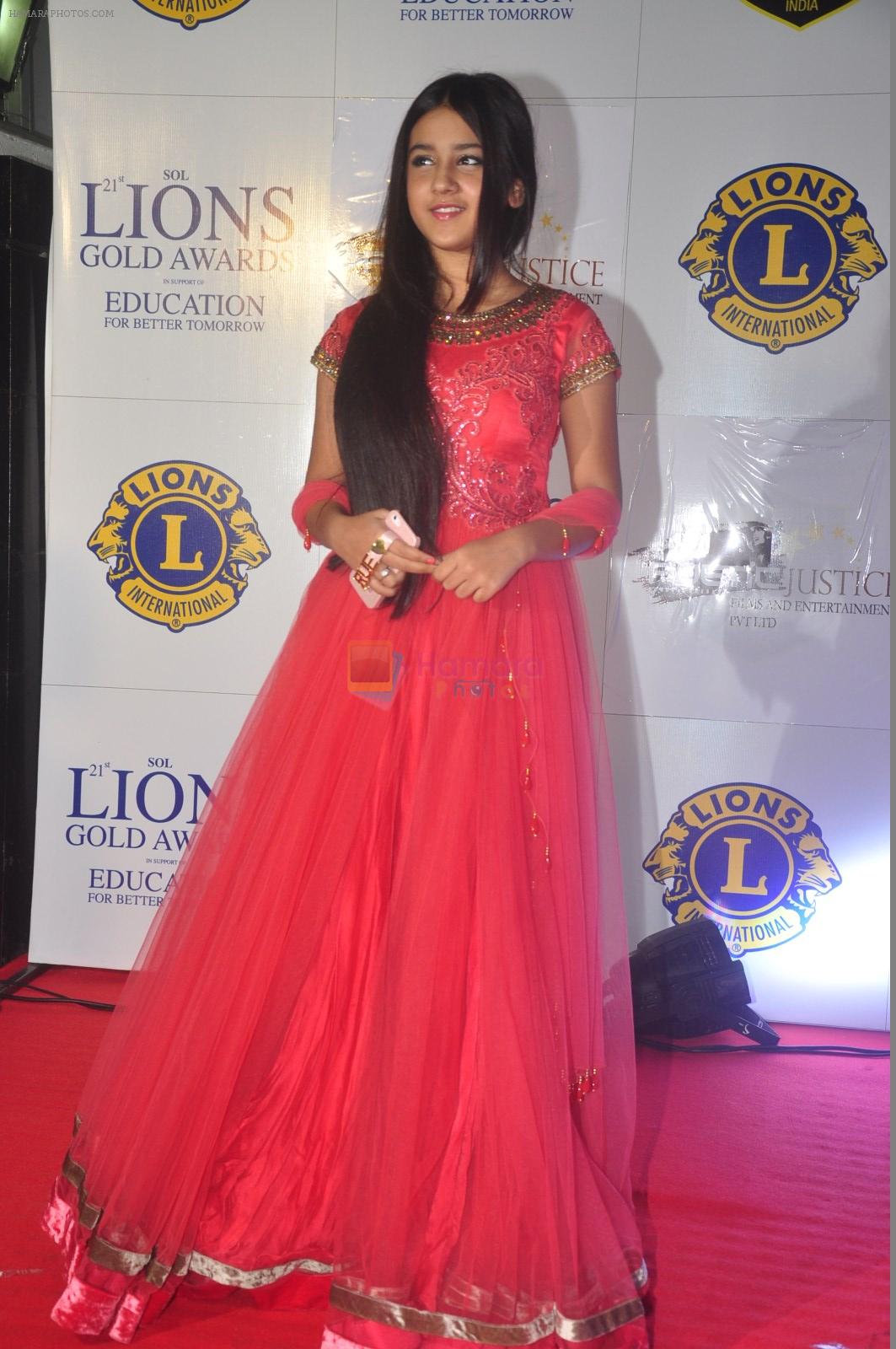 at the 21st Lions Gold Awards 2015 in Mumbai on 6th Jan 2015