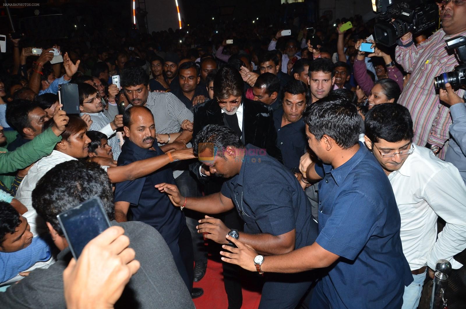 Amitabh Bachchan at Shamitabh trailor launch in Mumbai on 6th Jan 2015