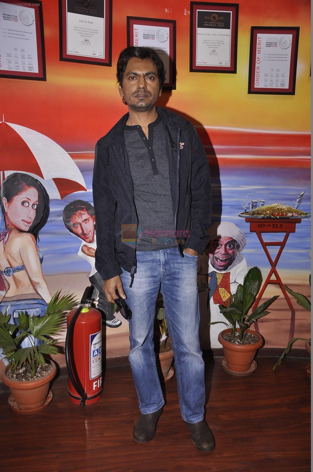Nawazuddin Siddiqui promote Badlapur at 93.5 Red FM in Mumbai on 6th Jan 2015