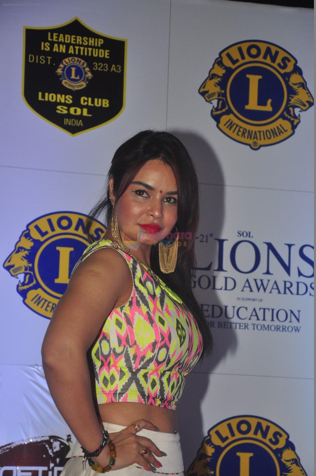 Kavita Verma at the 21st Lions Gold Awards 2015 in Mumbai on 6th Jan 2015