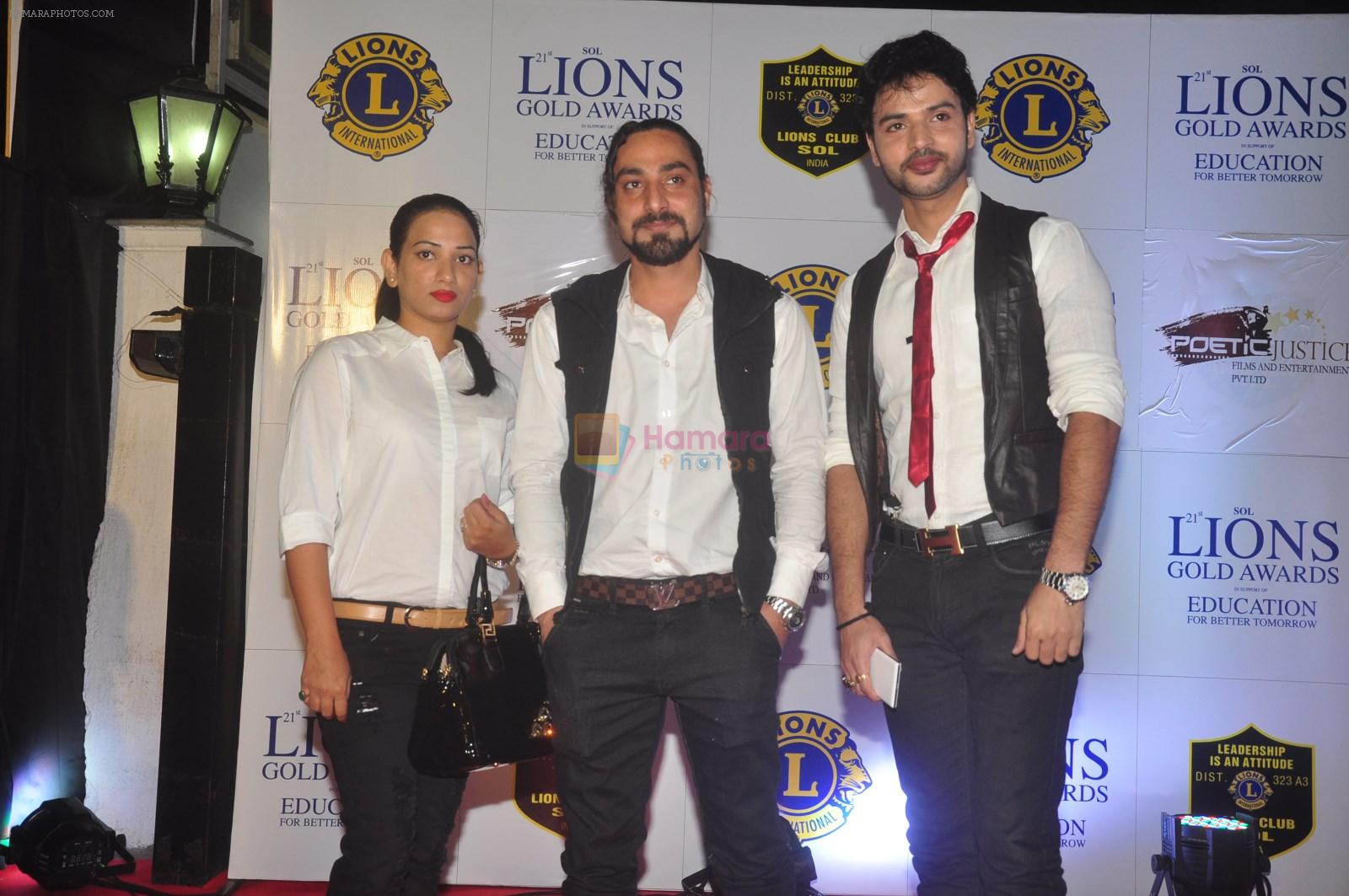 Praneet Bhatt at the 21st Lions Gold Awards 2015 in Mumbai on 6th Jan 2015