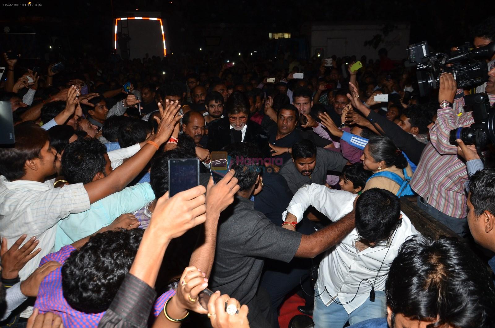 Amitabh Bachchan at Shamitabh trailor launch in Mumbai on 6th Jan 2015