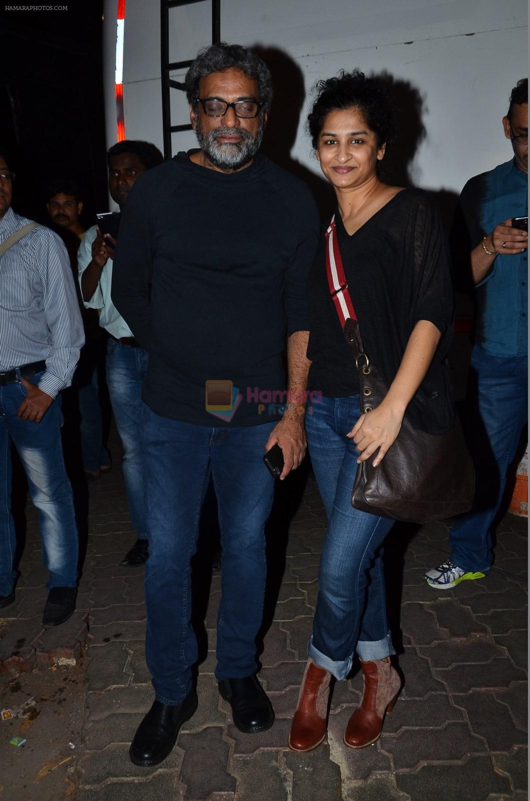 Gauri Shinde, R Balki at Shamitabh trailor launch in Mumbai on 6th Jan 2015