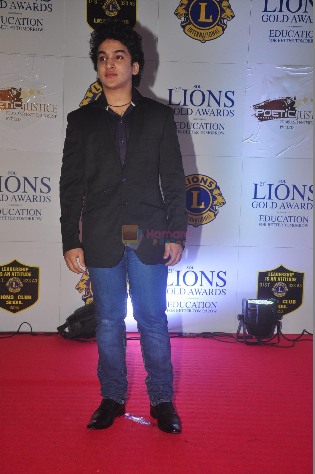 Faisal Khan at the 21st Lions Gold Awards 2015 in Mumbai on 6th Jan 2015