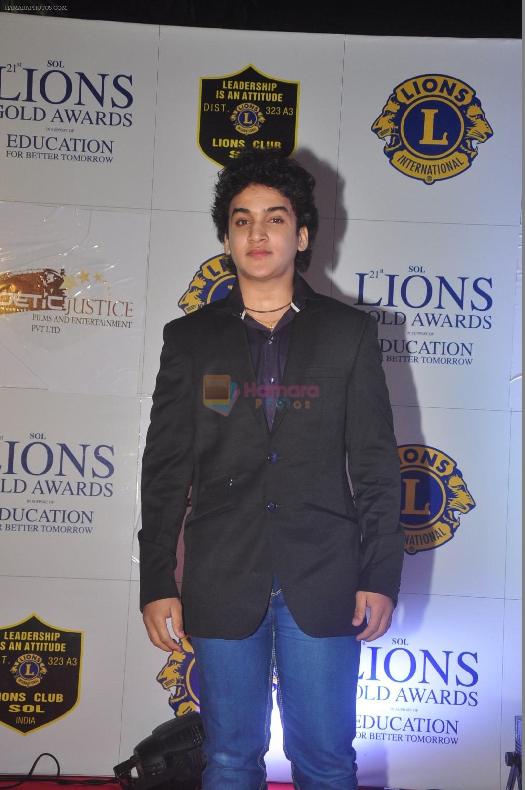 Faisal Khan at the 21st Lions Gold Awards 2015 in Mumbai on 6th Jan 2015
