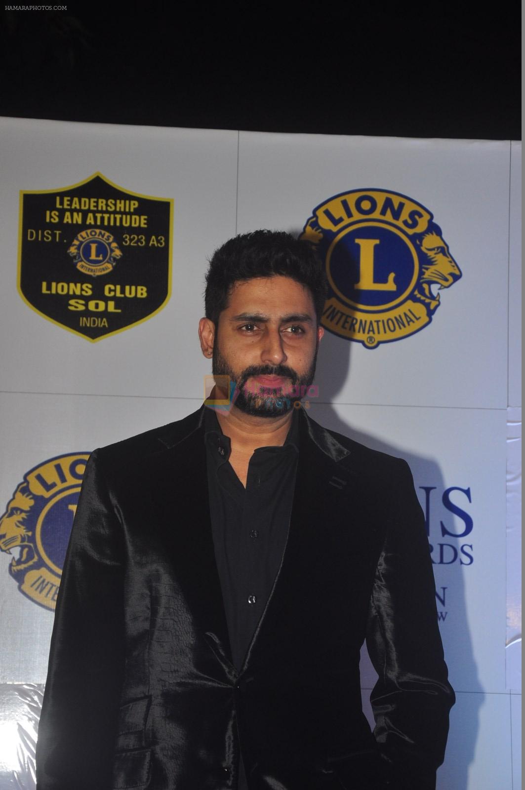 Abhishek Bachchan at the 21st Lions Gold Awards 2015 in Mumbai on 6th Jan 2015