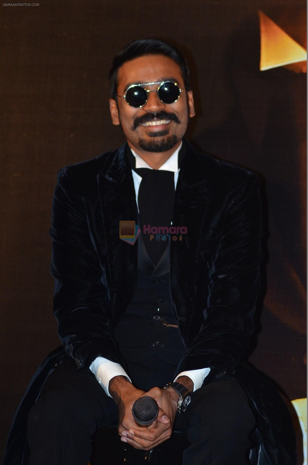 Dhanush at Shamitabh trailor launch in Mumbai on 6th Jan 2015