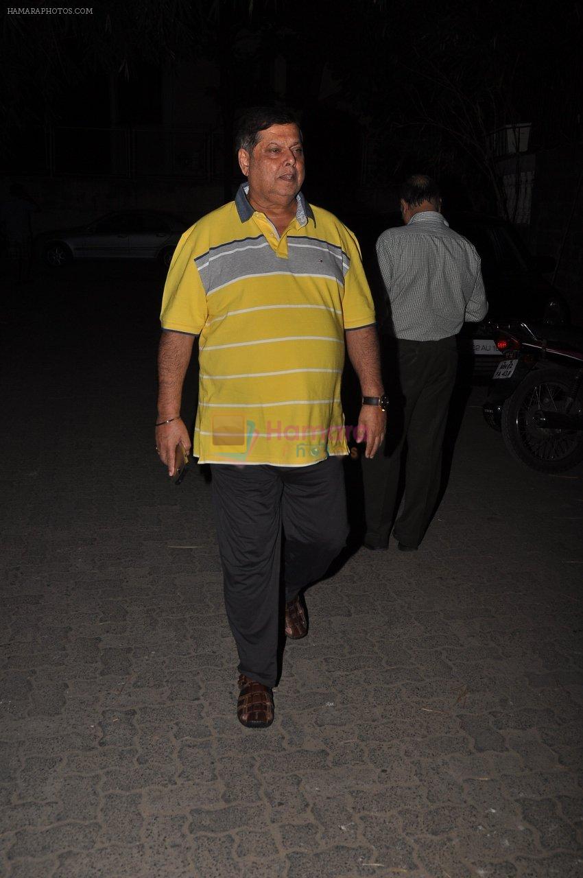 David Dhawan at Tevar Special Screening by Boney Kapoor in Mumbai on 7th Jan 2015