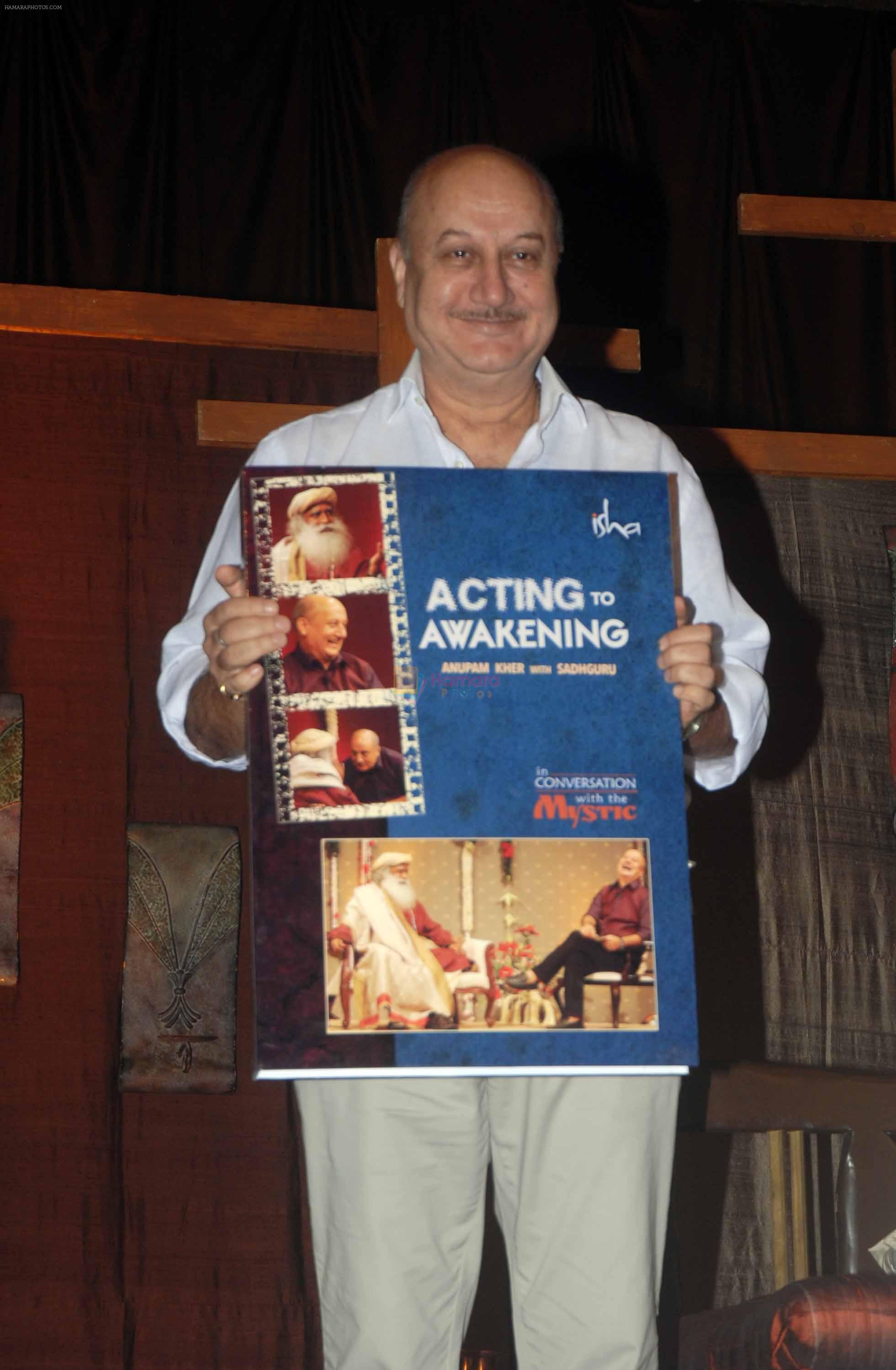 Anupam Kher releases the DVD Acting to Awakening in Mumbai on 10th Jan 2015