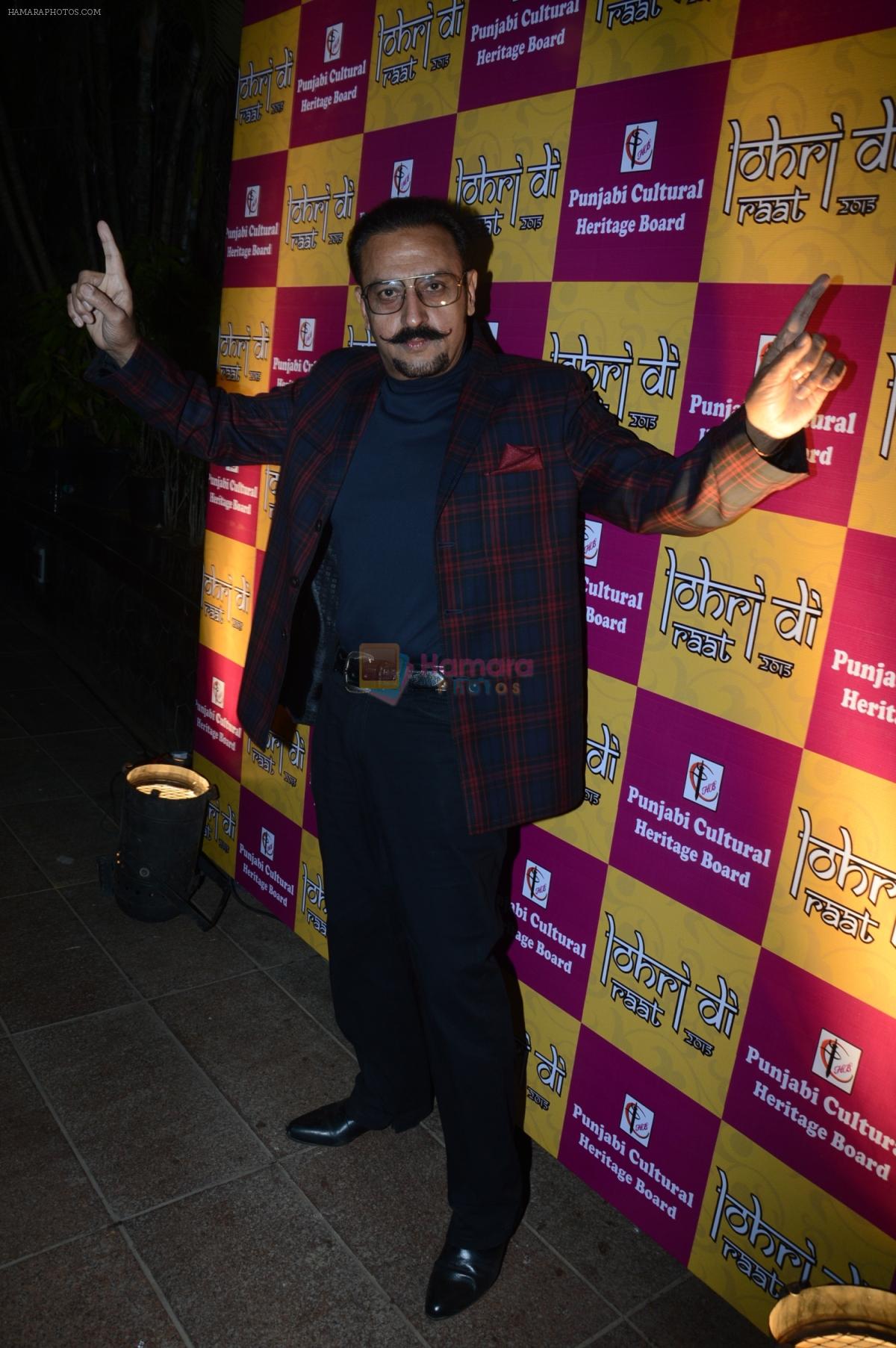 Gulshan Grover at Charan Singh Sapra's Lohri Di Raat event on 10th Jan 2015