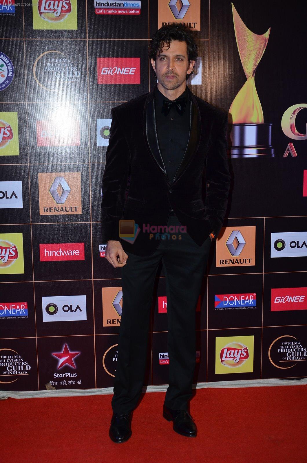 Hrithik Roshan at Producers Guild Awards 2015 in Mumbai on 11th Jan 2015