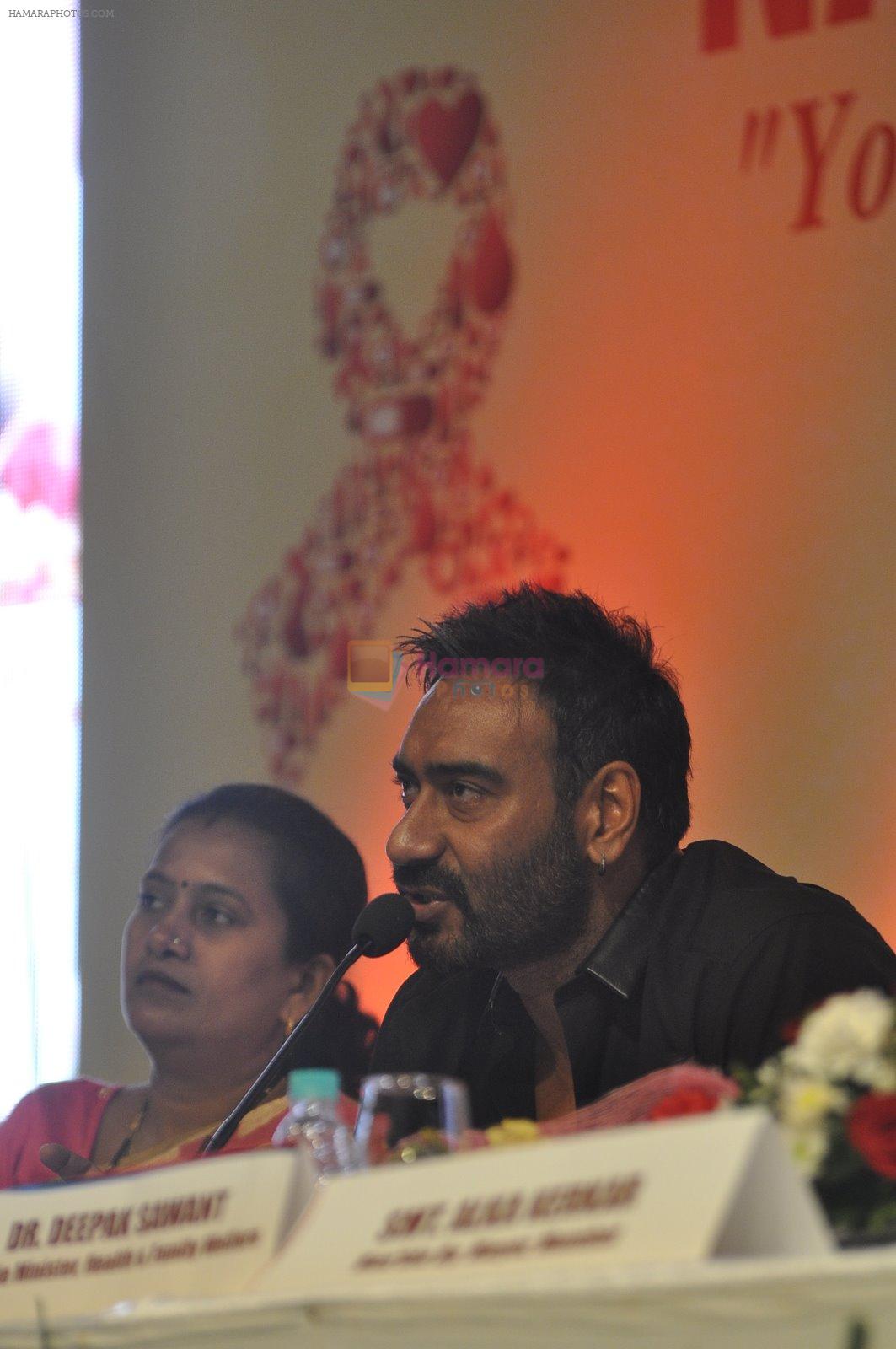 Ajay Devgan at National Youth Day in Rang Sharda, Mumbai on 12th Jan 2015