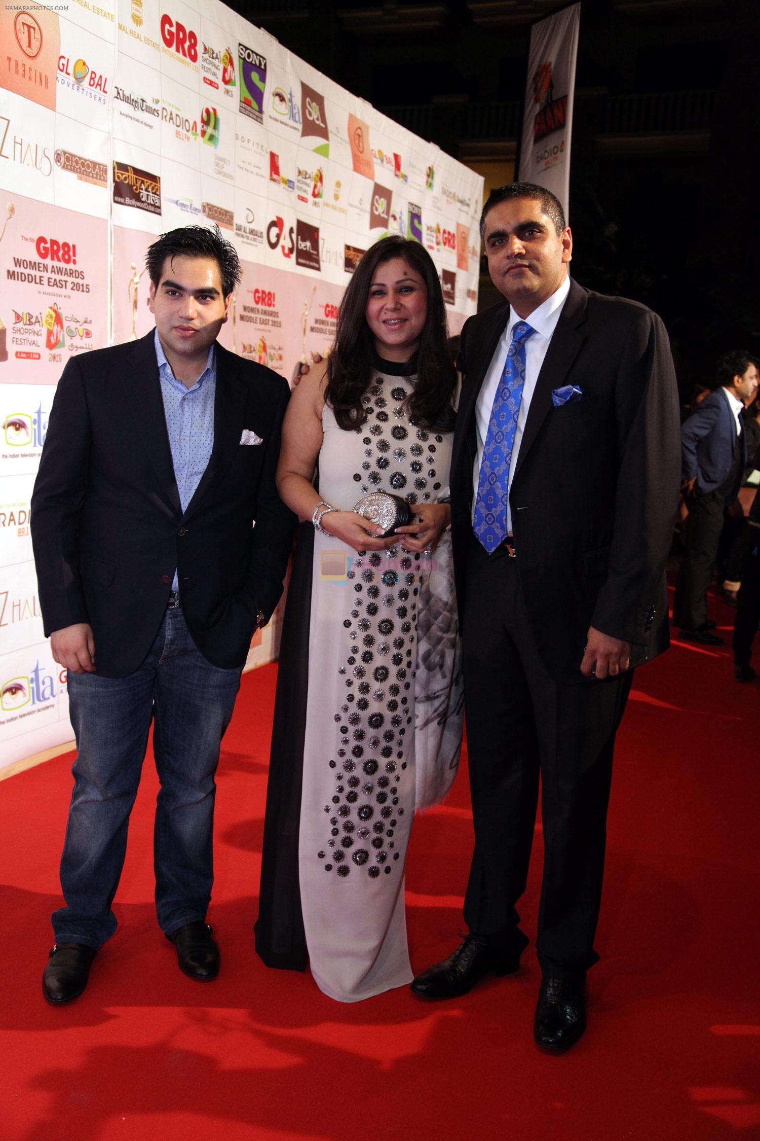 at the Red Carpet of THE GR8! Women Awards-ME 2015, held on the 12th January 2015 at Sofitel, Palms, Dubai