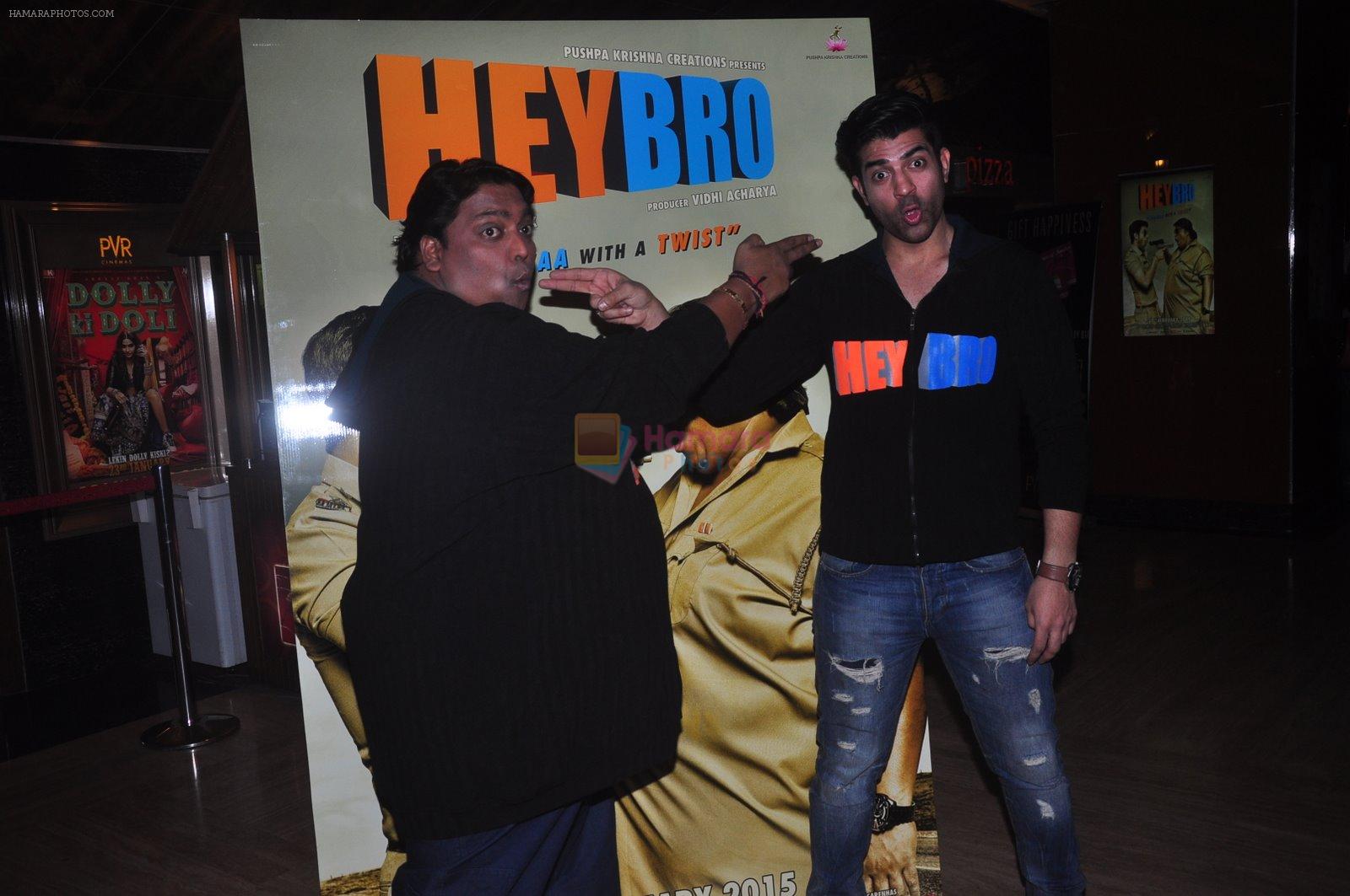 Ganesh Acharya, Maninder Singh at Hey Bro launch in PVR on 15th Jan 2015