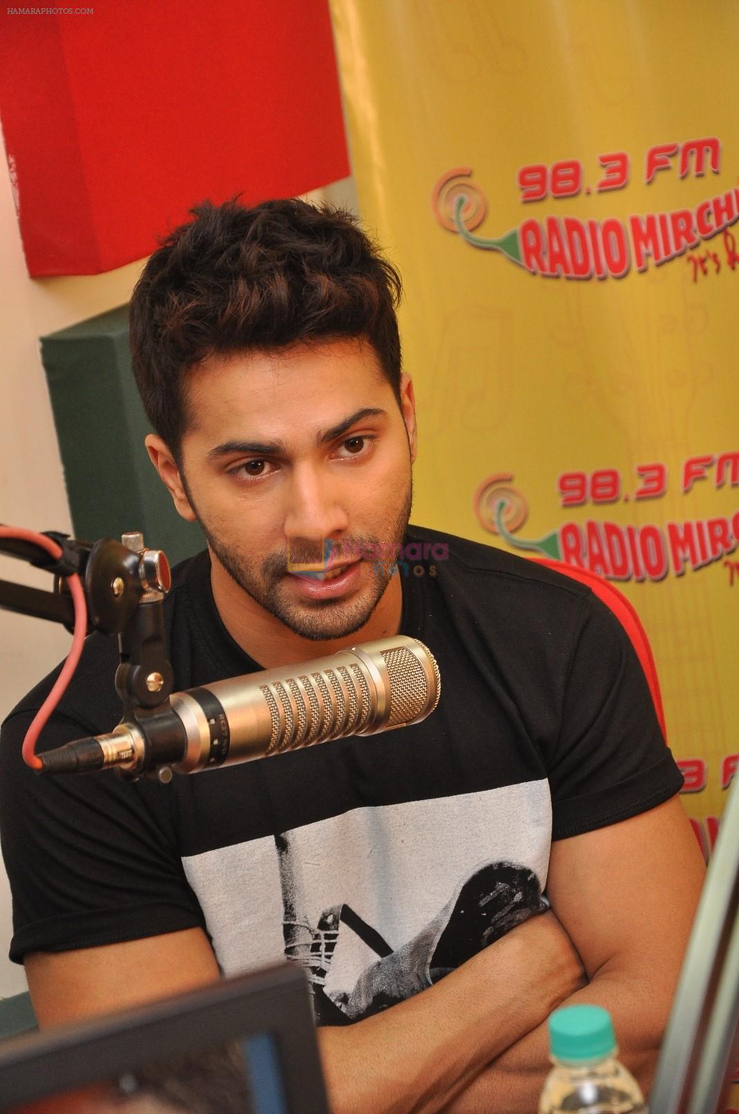 Varun Dhawan promote Badlapur at Radio Mirchi on 15th Jan 2015
