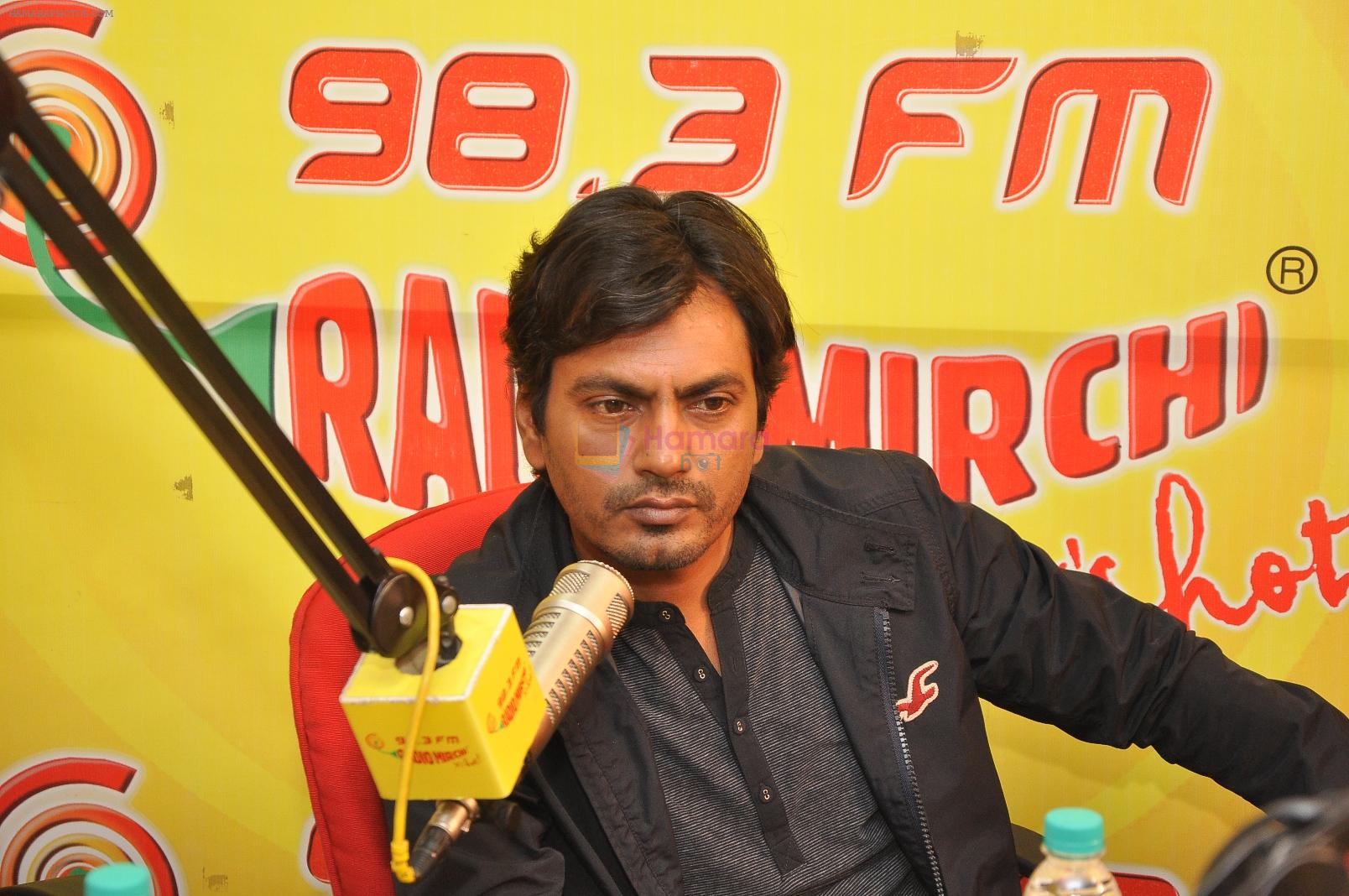 Nawazuddin Siddiqui promote Badlapur at Radio Mirchi on 15th Jan 2015
