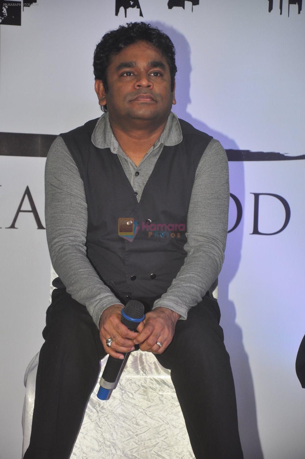 A R Rahman at the launch of The Dharavi Praject in Mumbai on 15th Jan 2015