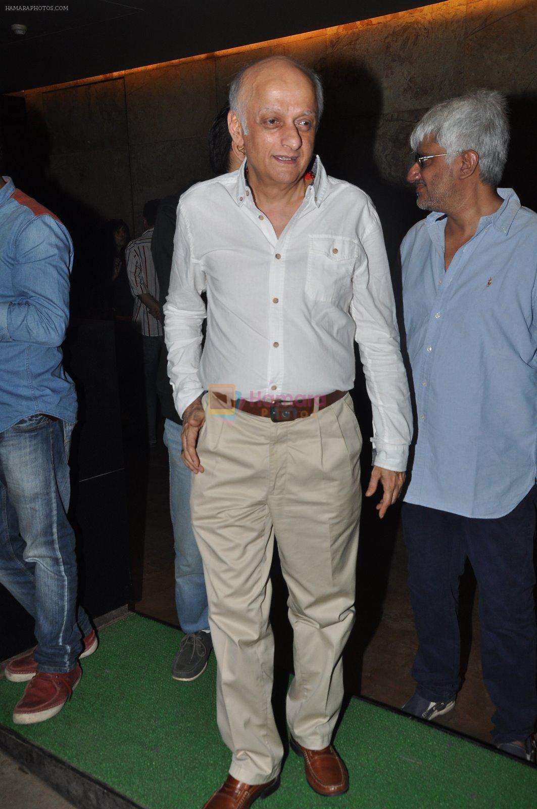 Mukesh Bhatt at Gurmeet's screening in Lightbox, Mumbai on 18th Jan 2015