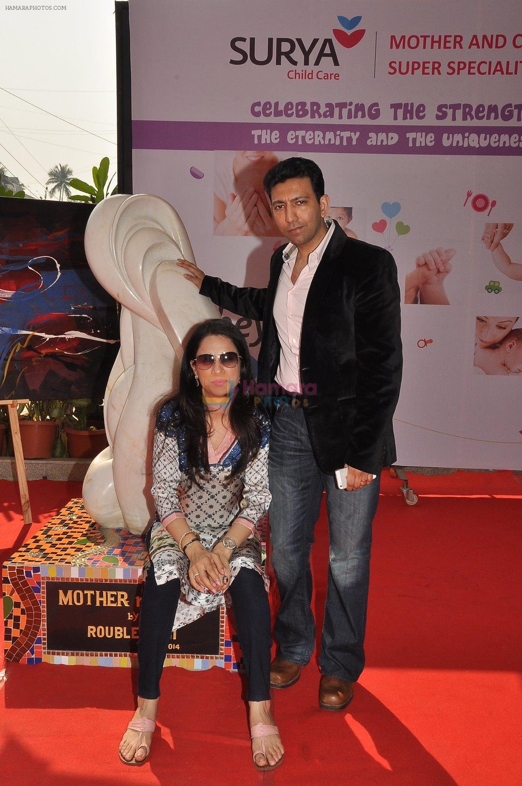 Rouble Nagi's art sculpture launch in Santacruz, Mumbai on 19th Jan 2015