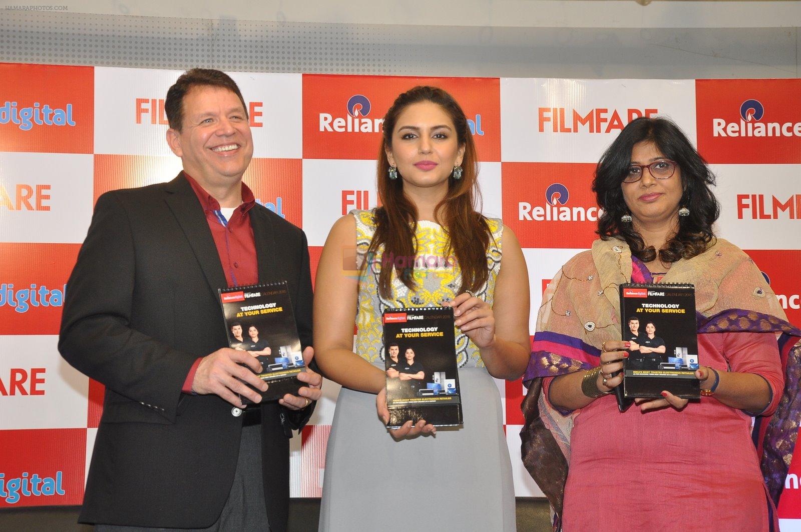 Huma Qureshi launches Filmfare calendar in Prabhadevi, Mumbai on 19th Jan 2015