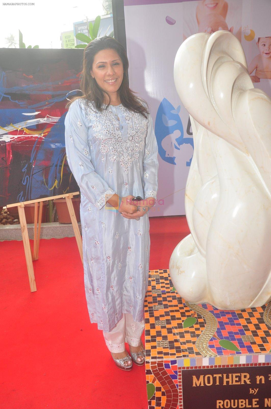 at Rouble Nagi's art sculpture launch in Santacruz, Mumbai on 19th Jan 2015
