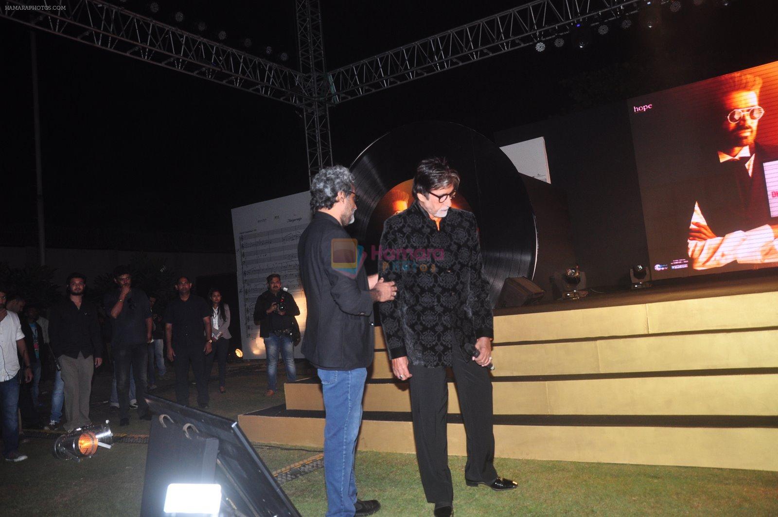 Amitabh Bachchan at Shamitabh music launch in Taj Land's End, Mumbai on 20th Jan 2015