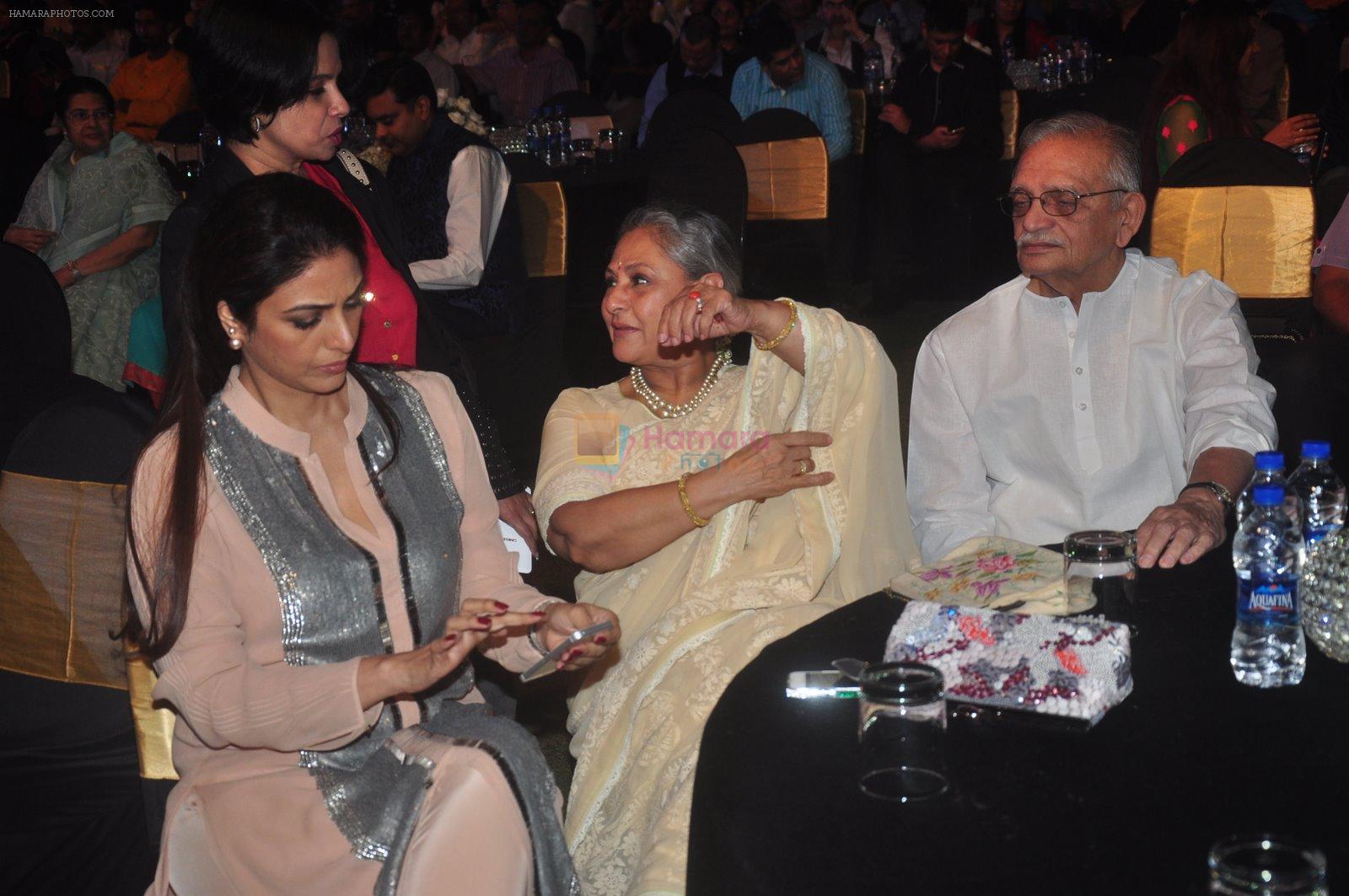 Tabu, Gulzar, Jaya Bachchan at Shamitabh music launch in Taj Land's End, Mumbai on 20th Jan 2015