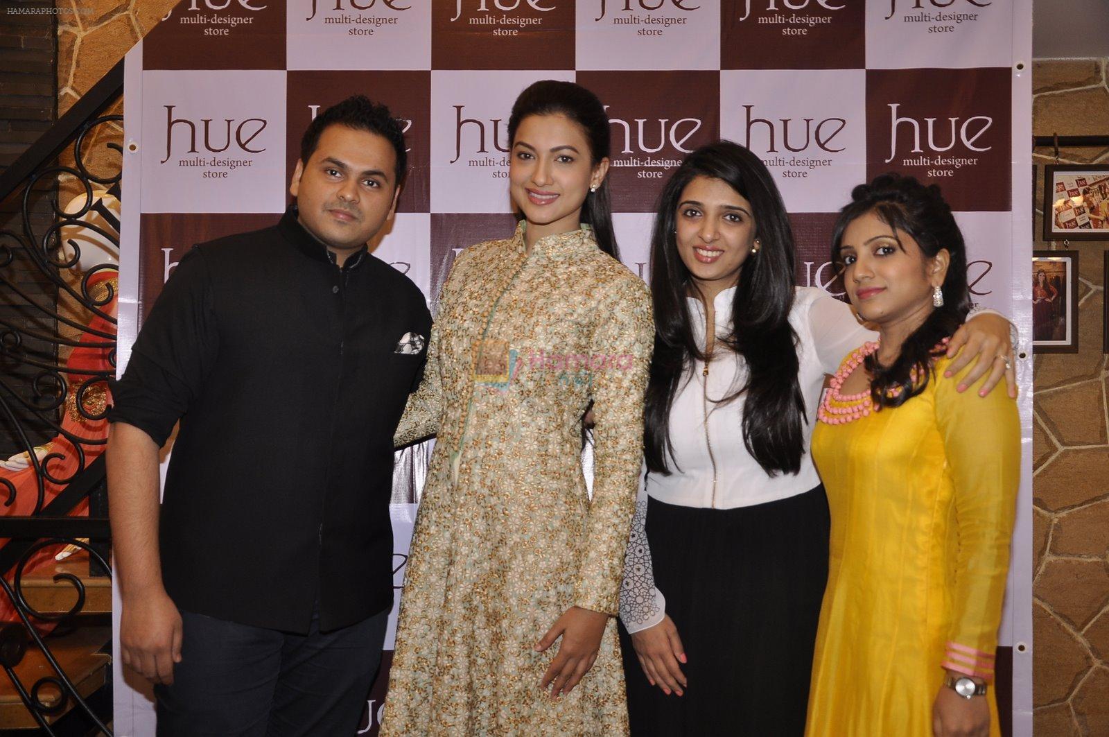 Gauhar Khan at the festive collection launch at the Hue store on 20th Jan 2015