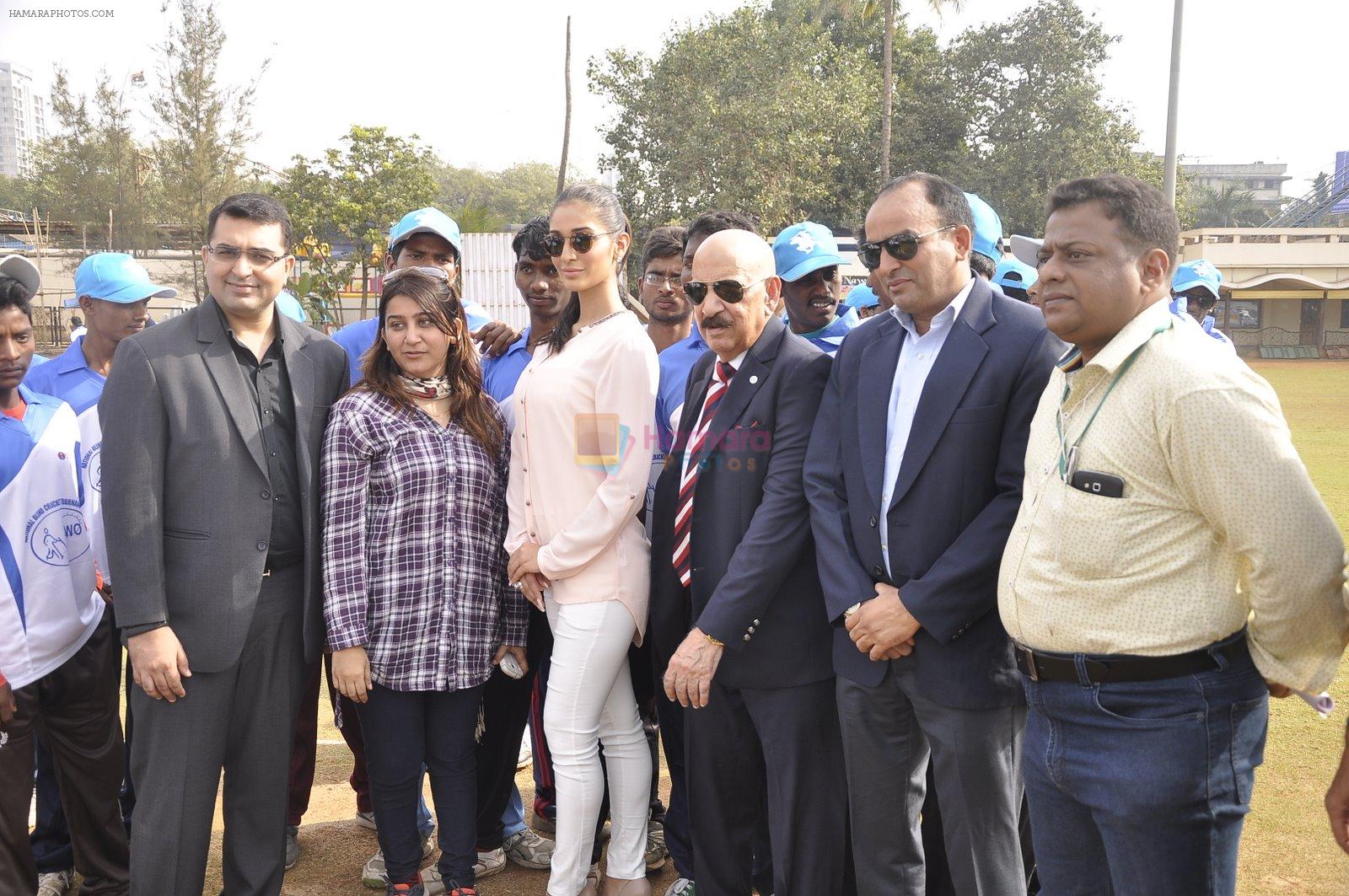 Miss India Alankrita Sahai & Suraj Samat inaugurate the National Blind Cricket Tournament in Islam Gymkhana on 22nd Jan 2015