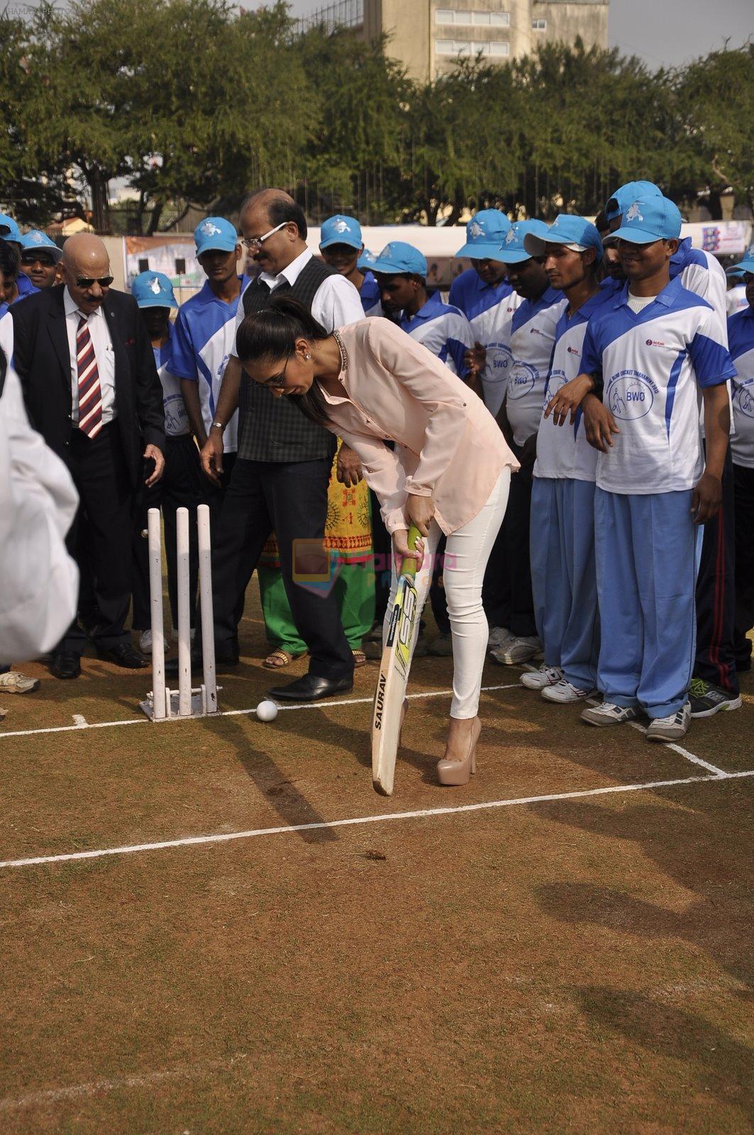 Alankrita Sahai inaugurate the National Blind Cricket Tournament in Islam Gymkhana on 22nd Jan 2015