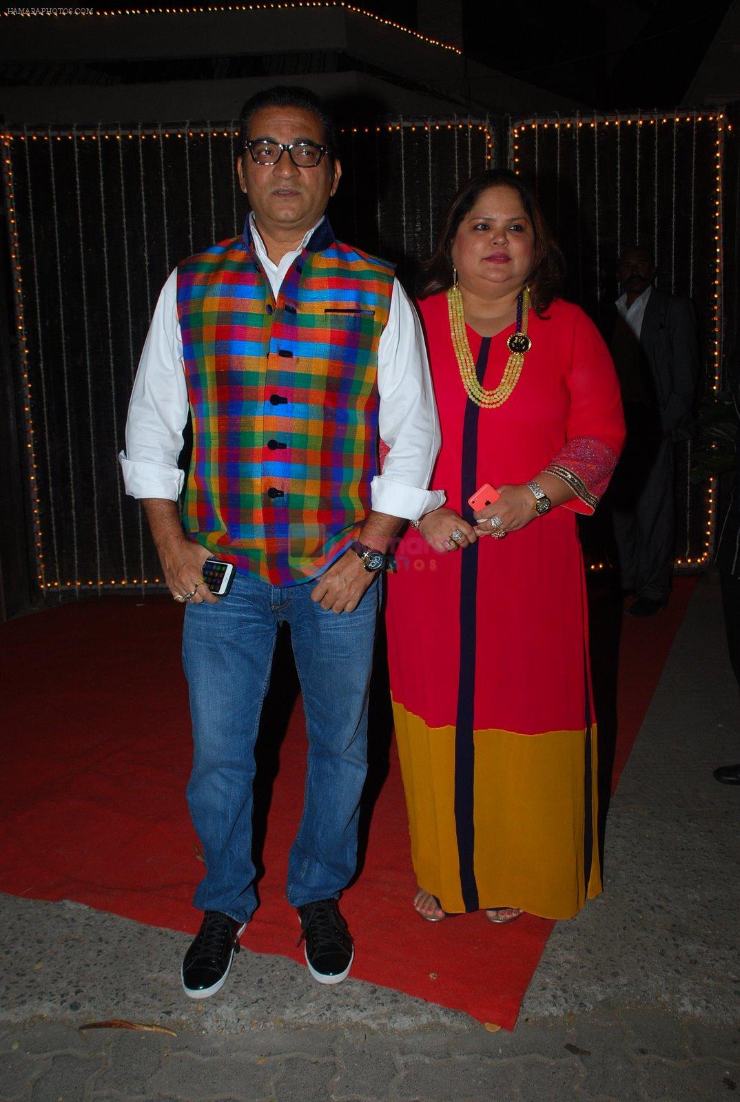 Abhijeet Bhattacharya at Bappi Lahiri's wedding anniversary in Juhu, Mumbai on 23rd Jan 2014