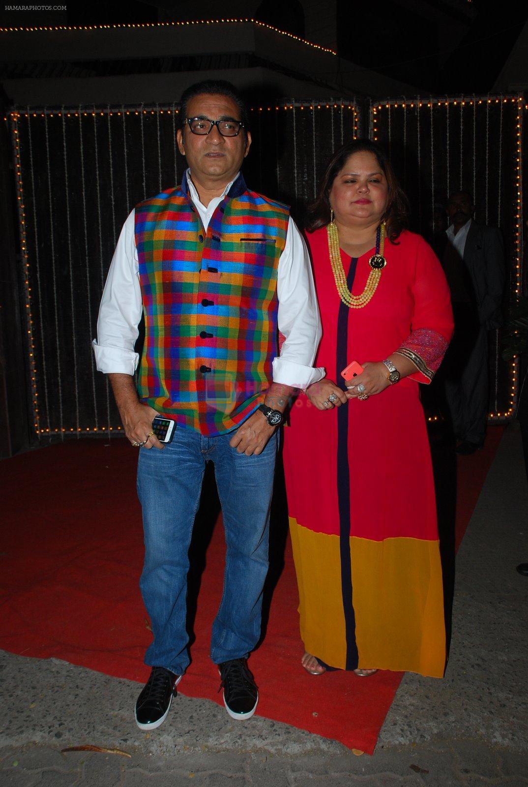 Abhijeet Bhattacharya at Bappi Lahiri's wedding anniversary in Juhu, Mumbai on 23rd Jan 2014