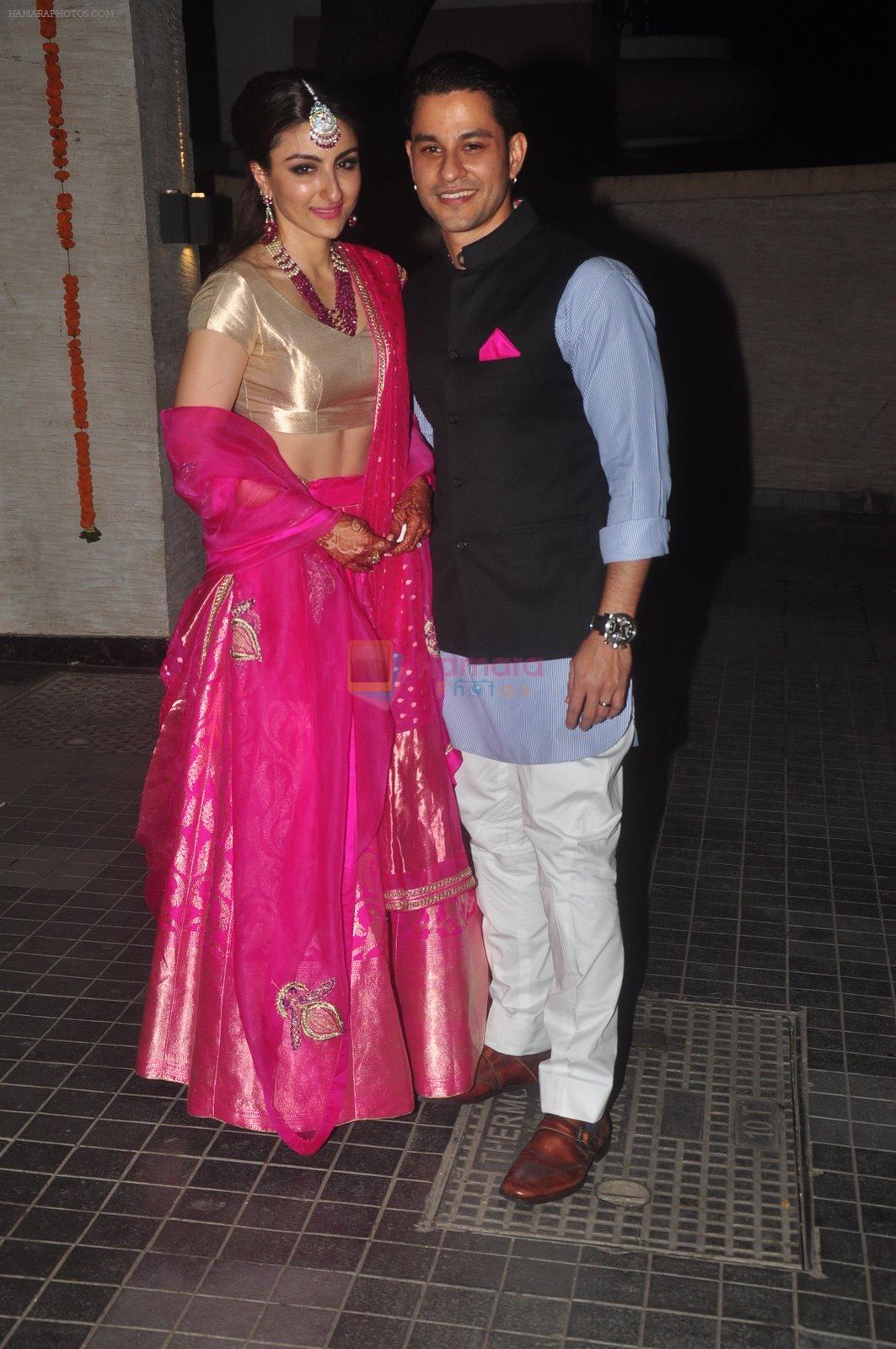 Soha Ali Khan and Kunal Khemu's wedding Reception in Mumbai on 25th Jan 2015