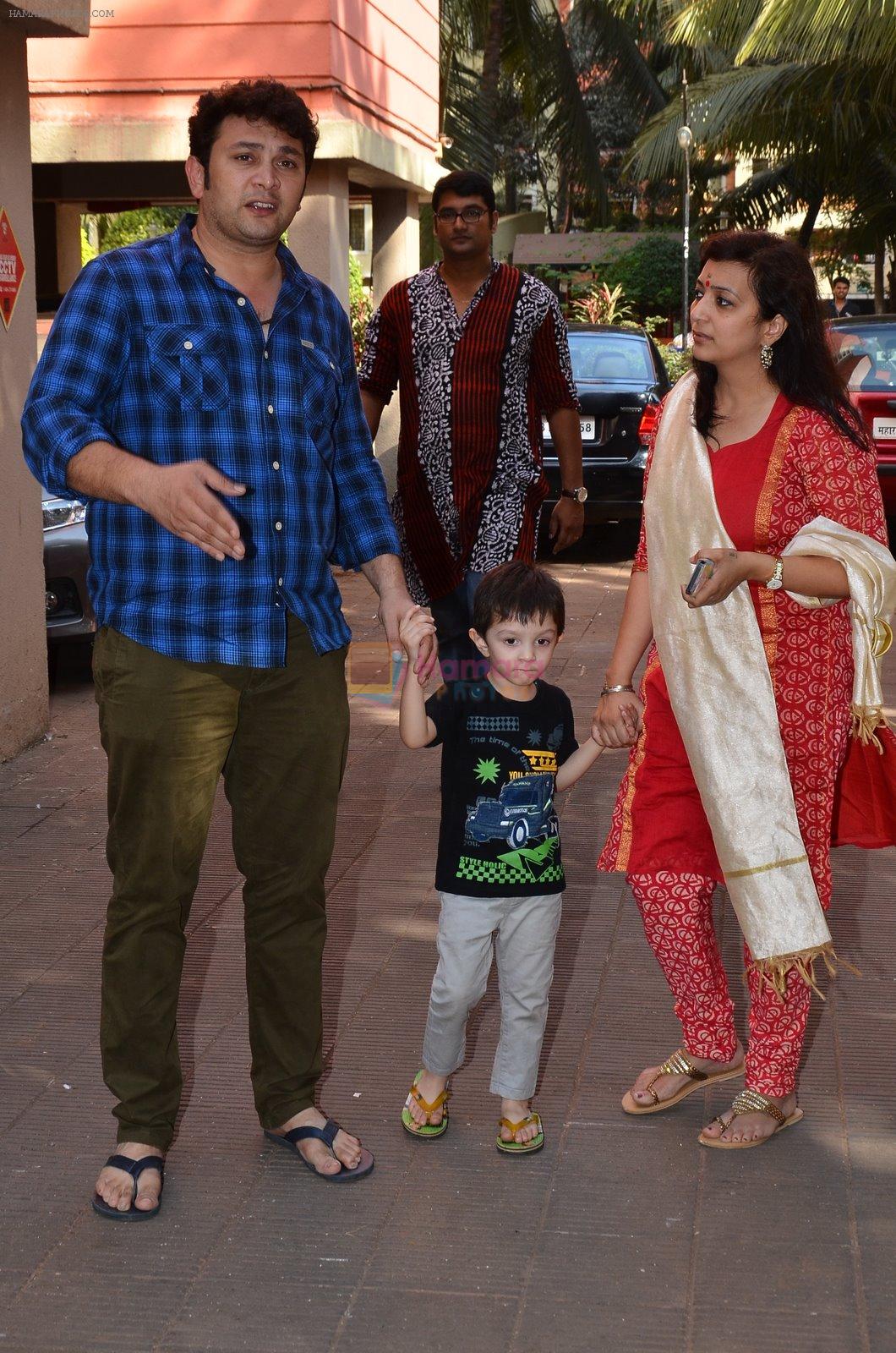 Rajesh Kumar at Anurag Basu's saraswati pooja in Mumbai on 25th Jan 2015