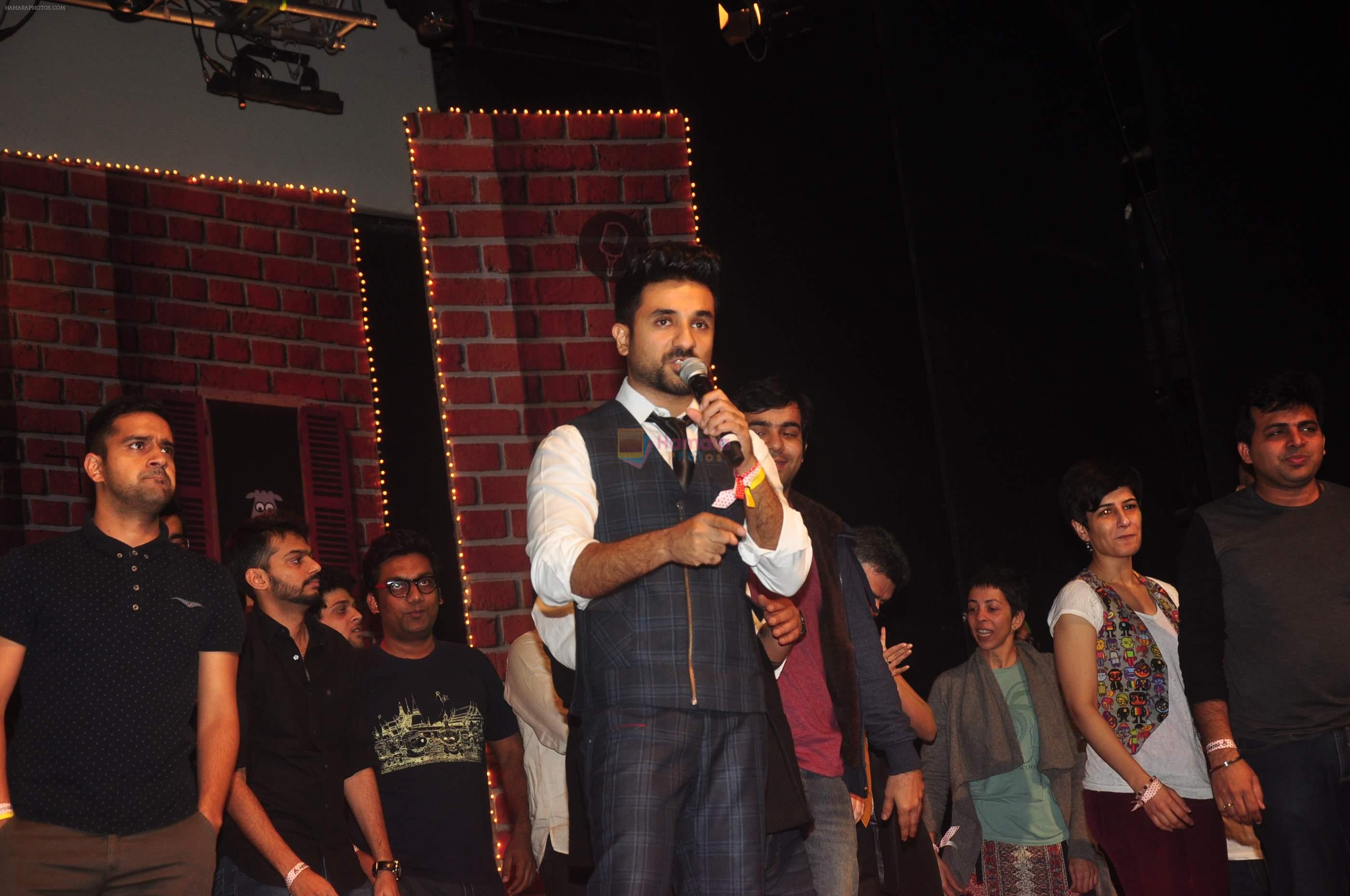 Vir Das at India's Largest Comedy Festival hosted by Vir Das in St Andrews on 26th Jan 2015