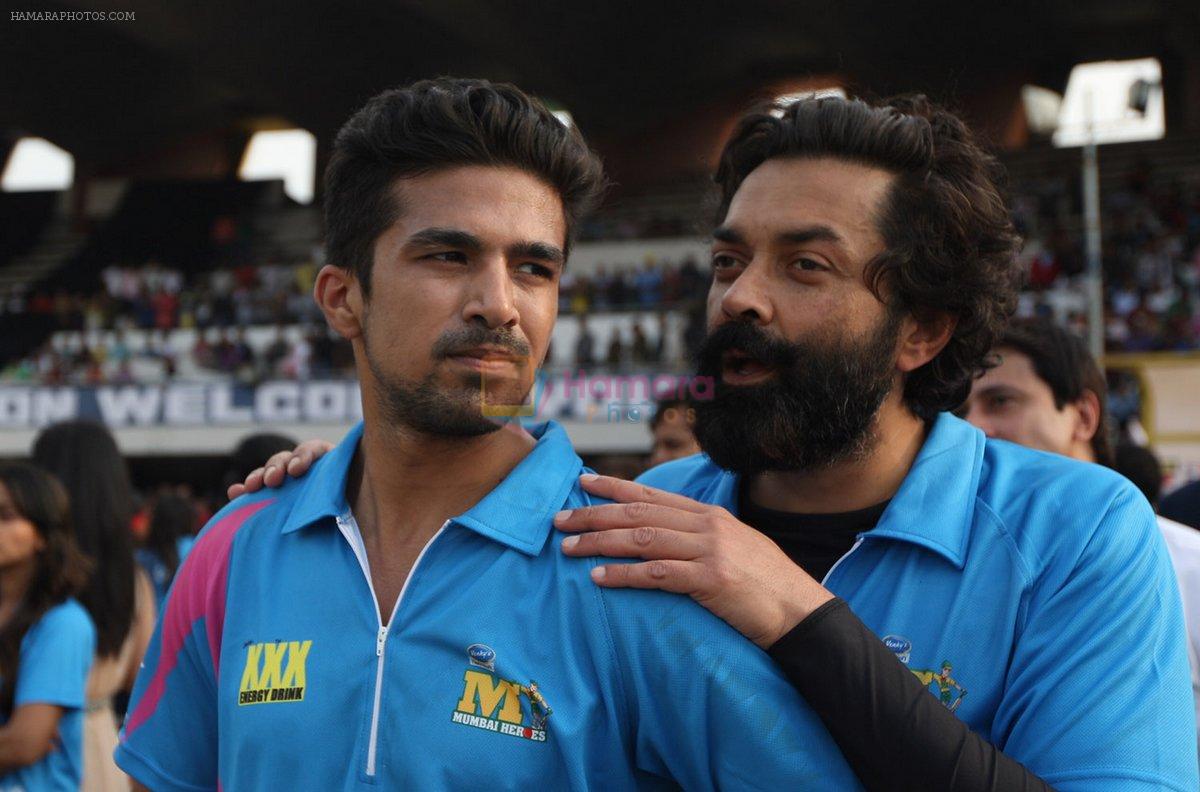 Bobby Deol at Mumbai Heroes CCL match on 26th Jan 2015