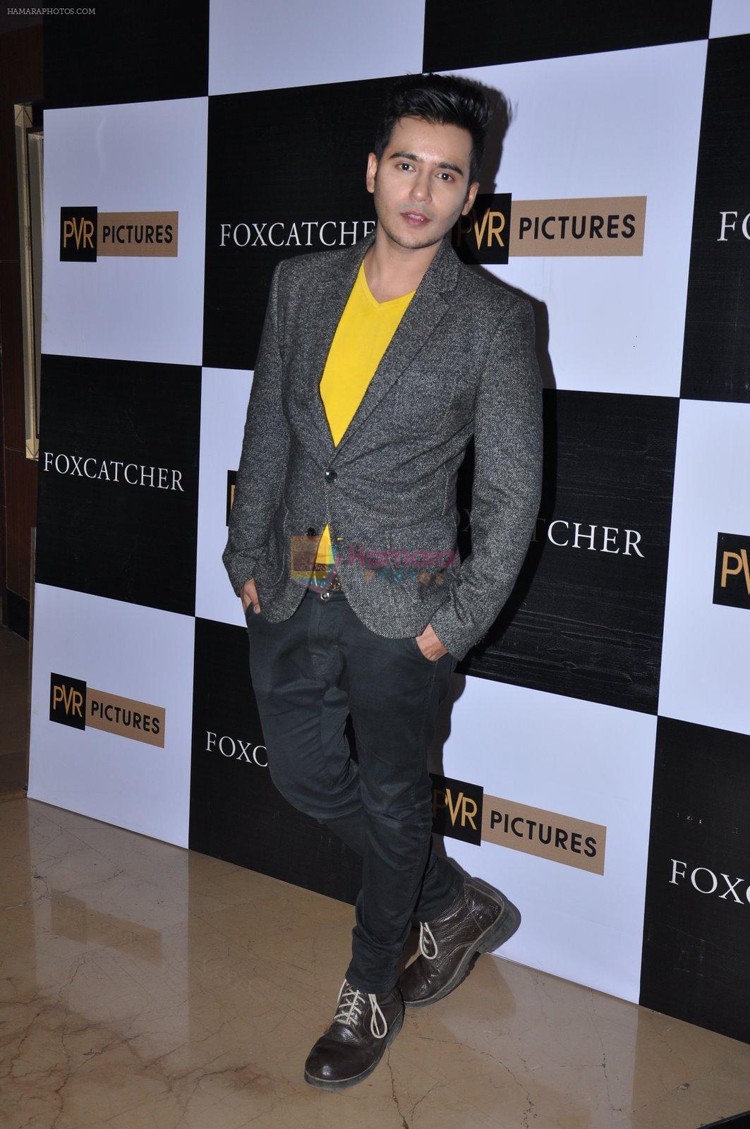 Aditya Singh Rajput snapped at Foxcatcher premiere in PVR, Mumbai on 28th Jan 2015