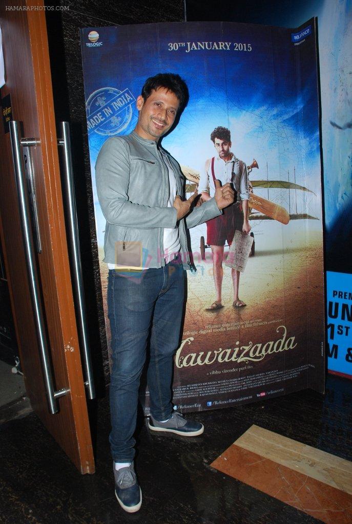 Manmeet  Gulzar at the Premiere of Hawaizaada in Mumbai on 29th Jan 2015