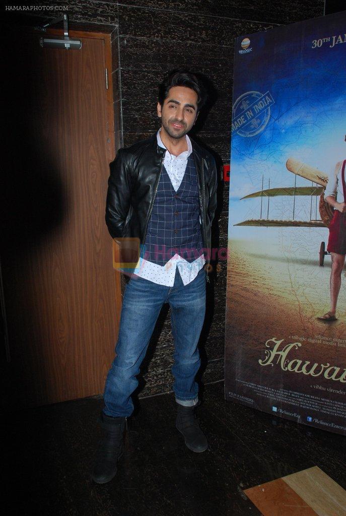 Ayushmann Khurrana at the Premiere of Hawaizaada in Mumbai on 29th Jan 2015