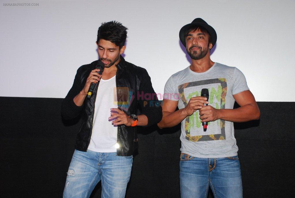 Hussain Kuwajerwala, Aashish Chowdhry at Khatron Ke Khiladi press meet in Mumbai on 29th Jan 2015