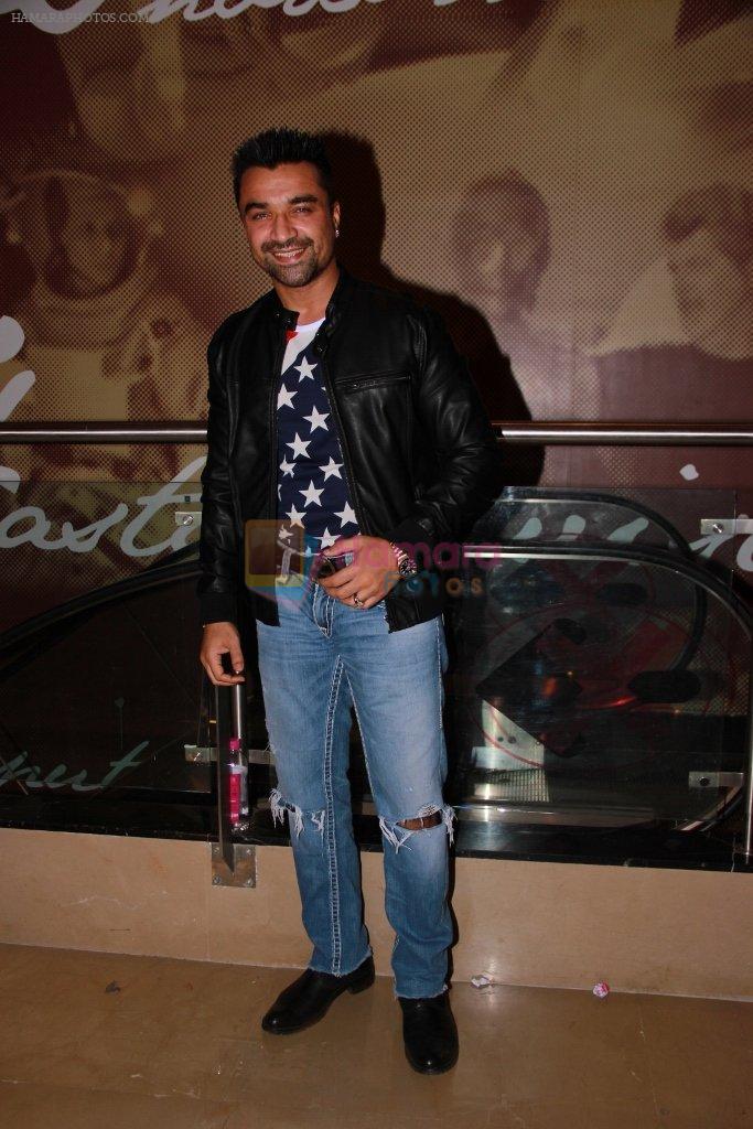 Ajaz Khan at the Premiere of Khamoshiyaan in Mumbai on 29th Jan 2015